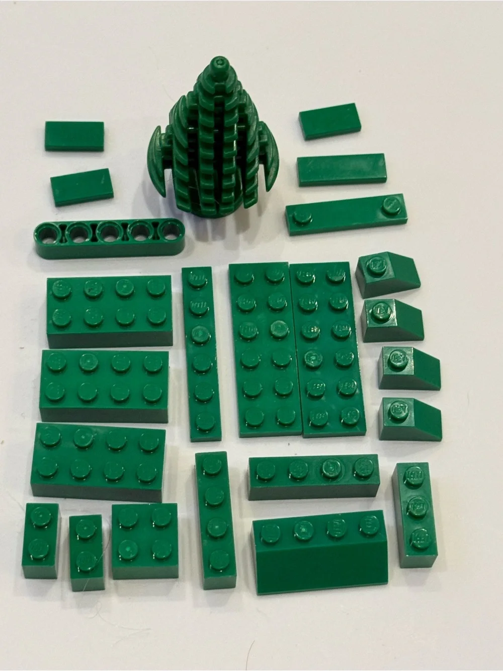 LEGO Green Blocks Parts Pieces Lot